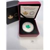 Image 1 : 2014 $20 Fine Silver Maple Leaf Impression Coin (GREEN)