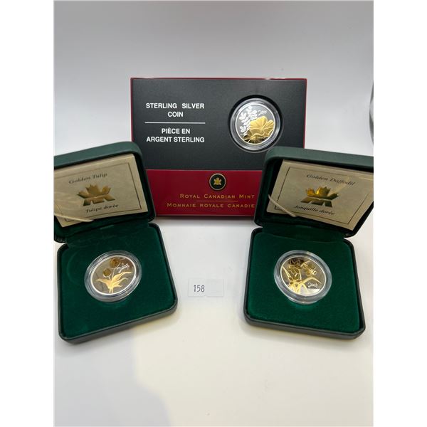 Sterling Golden Flowers Collection