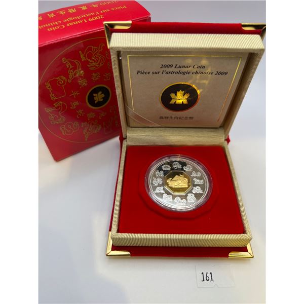 2009 $15 Year of the Ox Sterling Silver Coin