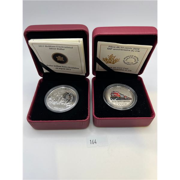 2013 & 2019 RCM coins