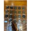 Image 2 : Sheet of Large Canadian Pennies Various Years