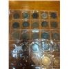 Image 1 : Sheet of Large Canadian Pennies Various Years
