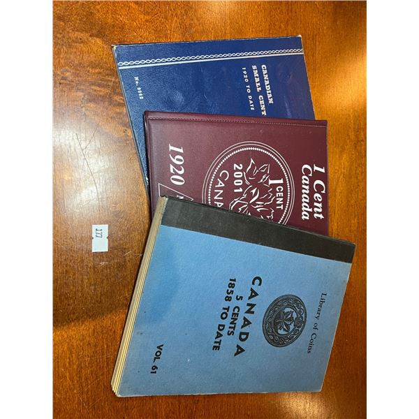 Canadian 1 cent & 5 cent Book Collections