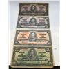 Image 1 : 1937 Canada Banknotes Set of 4
