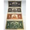 Image 2 : 1937 Canada Banknotes Set of 4