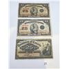 Image 1 : 1900 & 1923 Canada 25 Cents Banknotes
