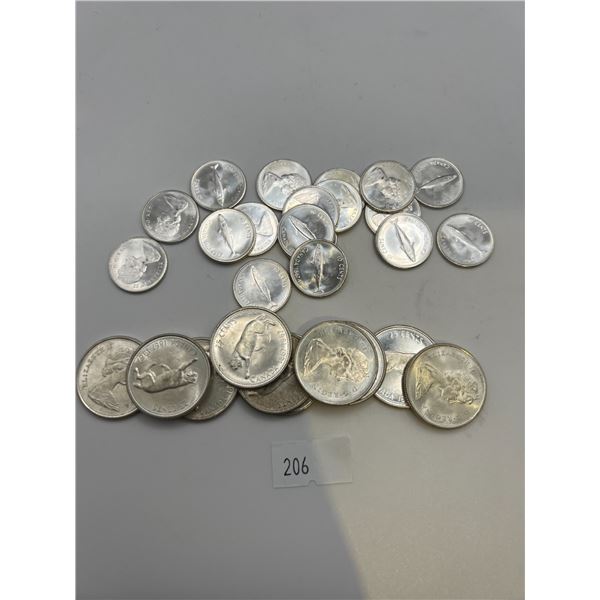 Canadian Silver Quarters & Dimes