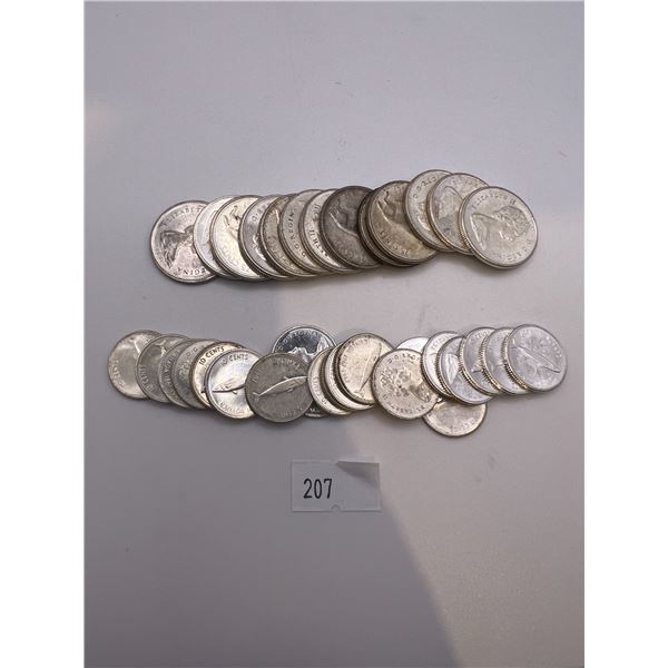 Canadian Silver Quarters & Dimes
