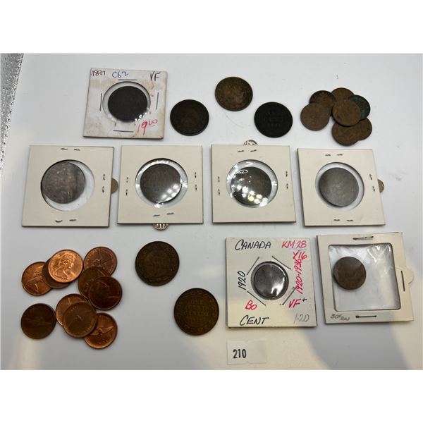 1897 - 1967 Canadian Penny Collection