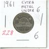 Image 1 : 1961 Canada 5 cent coin