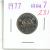 Image 1 : 1977 Canada 5 cent coin