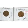 Image 1 : 1942 &  of 1943 Canada pennies