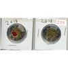 Image 1 : 2 x 2018 Specialty Armistice Canada toonies
