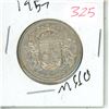 Image 1 : 1957 Canada 50 cent coin