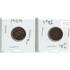 Image 1 : 1924 & 1926 Canada cent coin