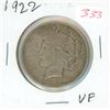 Image 1 : 1922 United States of America Peace dollar coin (D)