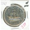 Image 1 : 1949 Canada 1 dollar coin