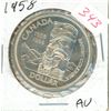 Image 1 : 1958 Canada 1 dollar coin