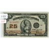 Image 1 : 1923 Canada 25 cent bill