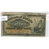 Image 1 : 1955 Canada 25 cent bill