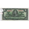 Image 1 : 1937 Canada 1 dollar  bill