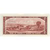 Image 2 : 1954 Canada 2 dollar  bill
