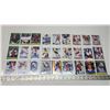 Image 1 : 3 sheets (27 cards) of assorted NHL Draft and Junior cards