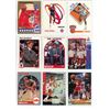 Image 8 : 4 sheets (36 cards) of assorted NBA Bulls cards