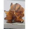 Image 1 : Working Wood Burl Clock (16.5x16.5 inches)