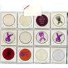 Image 2 : Lot of 12 Benevolent & Protective Order of Elks plastic tokens from Alberta & Saskatchewan.