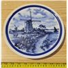 Image 1 : Plate - made in Holland, Delft Blaun hand decorated