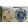 Image 3 : 4 Decorative plates - stall Oro shire plate (chipped), Rose with Gold trim (English plate), Repaired