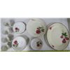 Image 2 : Ridgway ware stone England set, &  Anniversary rose and oval plater