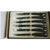 Image 3 : Glo-Hill Set of 6 steak knives in box