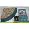 Image 1 : Christmas Tree skirt +Count down to Christmas cloth calendar
