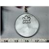 Image 3 : 2001 year of the volunteer royal Canadian mint medal. Huge 2 1/2" medal, suspended by a red lanyard.
