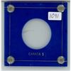 Image 1 : Custom hard plastc holder for Canadian silver dollar - new