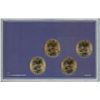 Image 2 : The Lost Sacagawea Golden dollars. 4 coin set includes 2002P, 2003P, 2004P & 2005P. BU