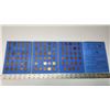Image 2 : Lincoln Head wheat cent set, 1941-1974S. 86 Coin partial set. Housed in a blue whitman folder