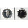Image 2 : 2 CDN $1.00 Coins - 1984 & Special Large "2000" Coin