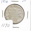Image 1 : 1916 CDN Silver .50¢ Coin