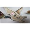 Image 4 : Vintage Ceramic Turtle Pulling Cart and 3 Ceramic Flying Ducks - 1 Broken