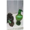 Image 3 : Clear Eagle Mugs, Wood Eagle Statue, Green Eagle Decanter and Ceramic Eagle Wall Hanging - Some Dama