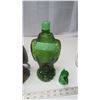 Image 4 : Clear Eagle Mugs, Wood Eagle Statue, Green Eagle Decanter and Ceramic Eagle Wall Hanging - Some Dama
