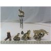 Image 1 : Lot of 'Sabre' wolf figurines