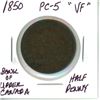 Image 1 : 1850 Bank of Canada half penny