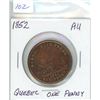 Image 1 : 1852 Quebec Bank one penny