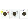 Image 1 : U.S.A 1901,1901,1907 Indian Head pennies