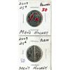 Image 1 : 2009  Men's hockey quarter set (painted & plain)