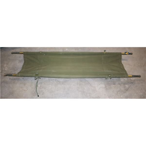 VINTAGE MILITARY STRETCHER (8' TOTAL LENGTH)